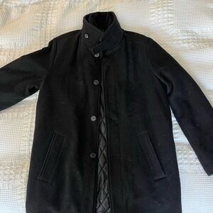 Calvin Klein Men's Black Trench Coat
